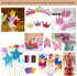 Jtnohx Large Glitter Felt Fabric, 5pcs Glitter Sheets, 11.8 x16.5 inches Glitter Felt for Crafts, Felt Glitter Square for Party Project Holiday Gr...