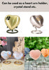 eSplanade Heart Shaped Urn Stand (Silver Color), Stand for Heart Keepsake Urn, Burial Urns, Memorial Keepsake Urns....