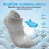 No Show Ankle Running Socks Men & Women Low Cut Hidden Athletic Cushioned Sports Tab Socks for Hiking Cycling Golf Gym Tennis Walking Workout 3 Pa...