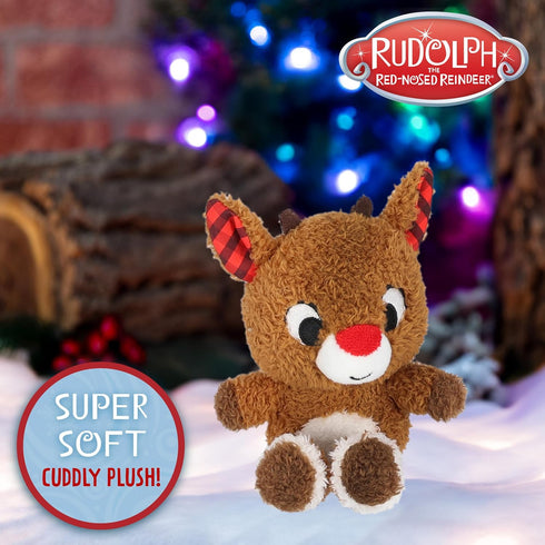 KIDS PREFERRED Rudolph The Red Nose Reindeer Cuteeze Stuffed Animal Plush Toy for Baby and Toddler Boys and Girls - 6 Inches...