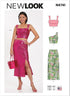 New Look Misses' Two-Piece Dresses Sewing Pattern Kit, Code N6741, Sizes 6-8-10-12-14-16-18, Multicolor...