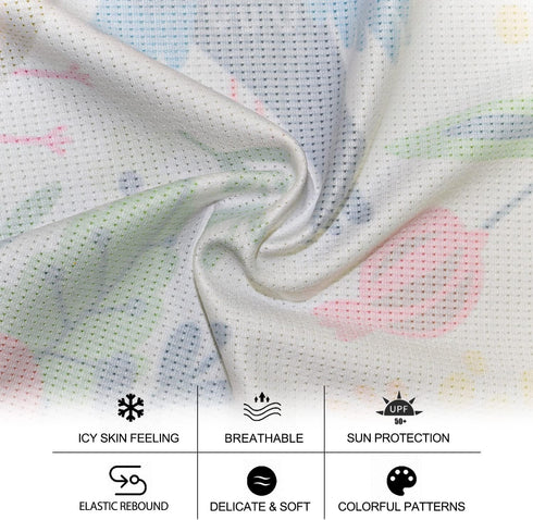Women UPF 50+ Face Mask Sun Protection Fashion Colorful Neck Gaiter Scarf...