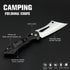Cleaver Pocket Folding Knife for Men - 3.54" Stainless Steel Satin Blade, Aluminum Handle with Clip, EDC Knives for Outdoor, Camping...