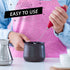 Bistro@Home Milk Frother Handheld, Frother for Coffee Drink Mixer Milk Foamer, Milk Frothers (Black)...