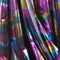 Hologram Rainbow Iridescent Mermaid Metallic Foil Stretch Fabric(Rainbow 1yard)...