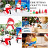 Hophine 12Pack Build a Snowman Kit, Molding Clay Snowman Kit, Christmas DIY Crafts for Kids, Perfect for Winter Holiday Parties, Christmas Stockin...
