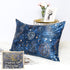 MANSPHIL Navy Blue Galaxy Mulberry Silk Pillowcase Queen Size, Print Pattern, 22 Momme 100% Silk Pillow Cases Cover Zipper Closure, 20" x 30"...