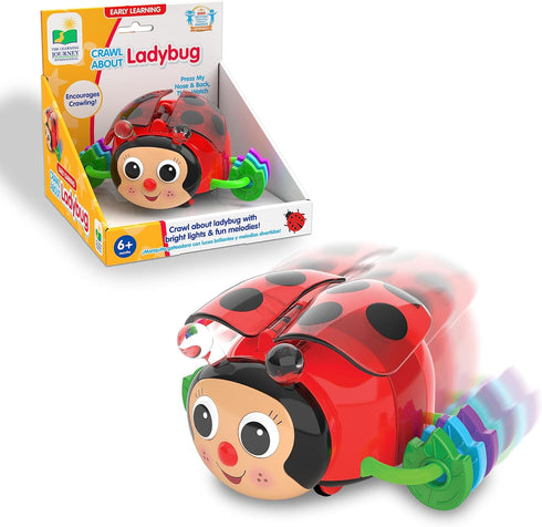 The Learning Journey Early Learning – Crawl About Ladybug Musical Crawling Aid – Baby Toys & Gifts for Boys & Girls Ages 6+ Months...