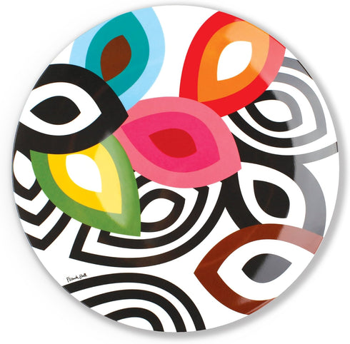 French Bull 11" Melamine Dinnerware Colorful Dinner Plate - Foli...