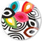 French Bull 11" Melamine Dinnerware Colorful Dinner Plate - Foli...