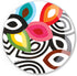 French Bull 11" Melamine Dinnerware Colorful Dinner Plate - Foli...