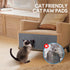 Cat Scratching Mat,39.4''×11.8'' Trimmable Self-Adhesive Cat Scratch Carpet Pad Protector from Cat Claws for Beds and Furniture, Scratching Post R...