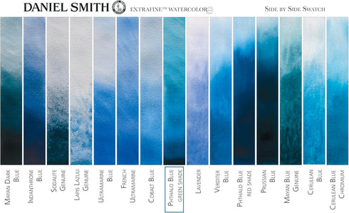 Daniel Smith Extra Fine Watercolor Paint, 5ml Tube, Phthalo Blue(GS), 284610077...