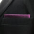 S&W SHLAX&WING Silk Ties for Men Suit Neckties Purple Solid Colors Extra Long Matching Pocket Square...