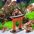 IMIKEYA Japanese Torii Gate Fish Tank Decoration Bonsai Torii Fish Aquarium Decoration Chinese Decor Mini Torii Gate Model Terrarium Fairy Gardens...