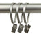 Rod Desyne Curtain Pivot Rings for 1-Inch Rod, Satin Nickel, Set of 10...
