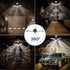 Garage Light - 2 Pack - 8000LM Glare-Free 360° Illuminator 60W 6500K Deformable Garage E26/E27 LED Light for Basements, Barn, Farmhouse and Attics...