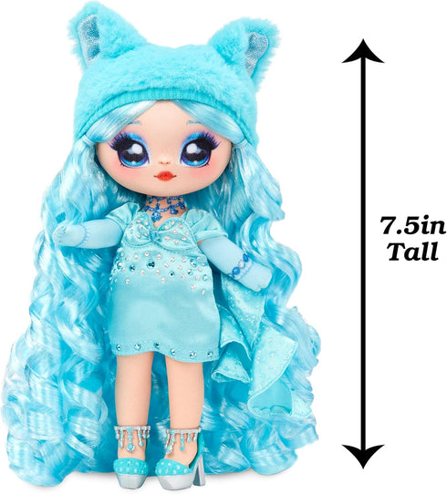Na Na Na Surprise Sweetest Gems™ Marina Tealstone 7.5" Fashion Doll Aquamarine Birthstone Inspired with Blue Hair, Charmeuse Dress & Brush, Poseab...