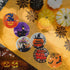 LINGFANG 6 Pcs Diamond Painting Coasters Kits, Helloween DIY Diamond Art with Holder & Cork Pad Non Slip Coaster for Beginners, Diamond Painting C...