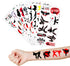 100PCS Karate Ninja Temporary Tattoos Stickers Martial Arts Birthday Party Favors Decorations Supplies Cool Taekwondo Japan Sports Tattoo Sticker ...