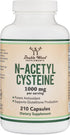 NAC Supplement N-Acetyl Cysteine (1,000mg Per Serving 500mg Per Cap, 210 Capsules) (Third Party Tested) with Odor Masking Technology to Boost Glut...