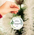 JUPPE Our First Christmas Engaged Ornament 2024 Mr & Mrs Fiancee Fiance Newly Engaged Decoration Romantic Couples Ideas Gifts (White-2)...