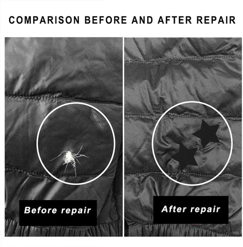 8Pcs Nylon Repair Patches, Self-Adhesive and Waterproof, Lightweight Repair Patches for Clothing Down Jacket Tent Clothes Bag (25 x 15cm)...