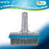 U.S. Pool Supply 5" Stainless Steel Wire Bristle Pool Brush, HD Aluminum Pole Handle - Clean Remove Rust Stains on Concrete, Calcium Build-Up on T...