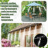 39 Pcs Misting Cooling System, Misters for Outside Patio, 30 Atomizing Connector, 2 Tee Adapters, 2 Pcs 3/4'' Adapters, 2 Pcs 90° Elbows and 3 End...