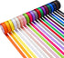 LIUYAXI 100 Yards Solid Grosgrain Ribbon, 3/8" X 5 Yard/Roll, 20 Colors Rainbow Multicolor Fabric Ribbons Roll Perfect for Crafts Gifts Wrapping F...