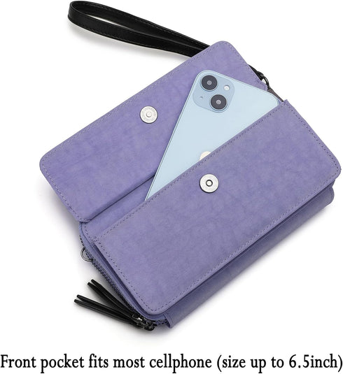 Small Crossbody Bags Phone Wallet Purse With Wristlet...