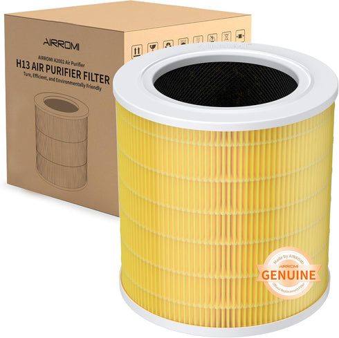 A2002 HEPA Air Purifier Replacement Filter, 3-In-1 Original Filter, Remove 99.97% of 0.3 Micron Particle Yellow Pets Filter...
