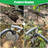 5 Teeth Portable Manganese Steel Quenching Weeding Artifact Uprooting Weeding Tool,Weed Puller with M-Shape Household Vegetable Garden Shovel for ...