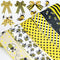 6 Rolls 40 Yards Bee Ribbon Wired Edge Ribbon Honeybee Ribbon for Crafts Wrapping Easter Party Decorations Bee Themed Decorations Bee Baby Birthda...
