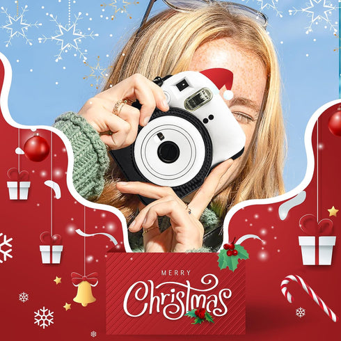 Protective Case for Fujifilm Instax Mini 12 Instant Camera - With Light-sensitive Holes, Lower Right Lens Fit, Specially Designed for Mini 12 Came...