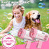 Dolanus Bubble Gun 2 Pack - Bubble Machine for Kids, Bubble Maker Blower Toy for 3 4 5 6 7 8 Years Old Boys Outdoor Indoor Birthday Wedding Party ...