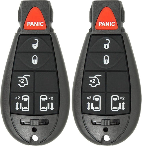 Key Fob P/N M3N5WY783X Car Key Replacement Fits for Grand Cherokee 2008-2013,for Dodge Ram 1500 2500 3500 2008-2010, for Chrysler Town & Country 2...