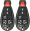 Key Fob P/N M3N5WY783X Car Key Replacement Fits for Grand Cherokee 2008-2013,for Dodge Ram 1500 2500 3500 2008-2010, for Chrysler Town & Country 2...