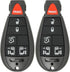 Key Fob P/N M3N5WY783X Car Key Replacement Fits for Grand Cherokee 2008-2013,for Dodge Ram 1500 2500 3500 2008-2010, for Chrysler Town & Country 2...