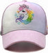 Cute Unicorn Hat for Girls Adjustable Mesh Trucker Cap for Kids 3-10 Ages Pink...