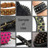 100 Sets 9.5MM Bronze Spikes and Studs Metal Bullet Cone Spikes Screw Back Leather Craft Rapid Rivet Screws Punk Studs and Spikes for Clothing Sho...