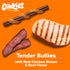 Oinkies Chickentastic Tender Bullies Dog Treats with Real Chicken Breast & Real Beef Bully Stick Flavor, Highly Digestible and Rawhide-Free, 20 Co...