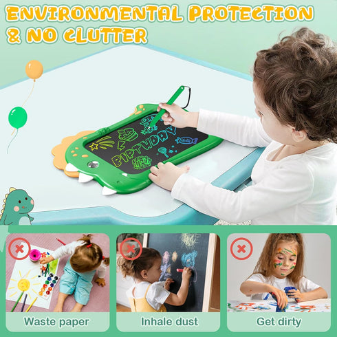 Kizmyee LCD Writing Tablet for Kids,Toddler Toys for 3 4 5 6 Year Old Boys Girls, 8.5 inch Kids Toys Doodle Board, Dinosaur Toys Drawing Tablet...