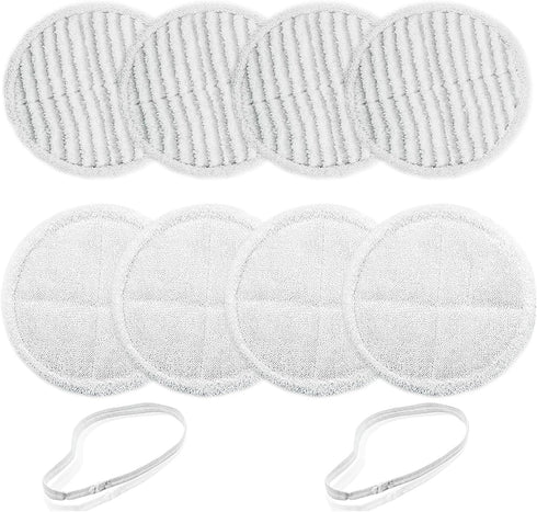 8 Pack Spin-Wave Mop Replacement Pads Compatible with Bissell Spin-Wave 2039,2039A,2124,2307,23157,20391,20399 Series Steam Mop Pads for Bissell S...