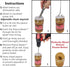 Peanut Beater™: Stirring tool for natural peanut butter, fast mixing stirrer utensil, easy to clean mixer, handheld power drill attachment...