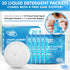 TravelSuds Laundry Detergent Sink Packets (20 pack) | Travel Laundry Detergent for Hand Washing in the Sink, Includes Free Sink Stopper | Pack of ...
