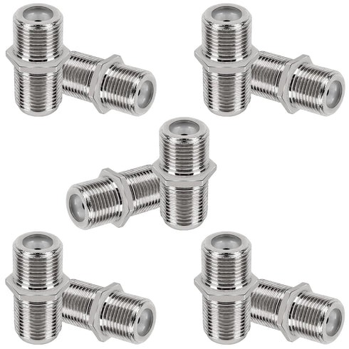 Coaxial Cable Connector 10 Pack?RG6 Female to Female Coax Cable Extender F-Type Adapter for TV Cables...