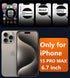 FNTCASE for iPhone 15 Pro-Max Case: Strong Magnetic Phone Case with Screen Protector | Camera Protector Translucent Matte Slim Shockproof Military...