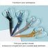 OfficeGoods 9” Stainless Steel Acrylic Scissors for Office and Home - Aesthetic and Sharp All Purpose Scissors, Perfect for Sewing, Arts and Craft...