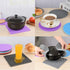 Trivets for Hot Dishes, Hot Pads for Kitchen, Silicone Trivets for Hot pots and Pans, Multi-Purpose Silicone Pot Holder, Heat Resistant Mat Pothol...